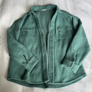 Tularosa Green Button-Up Jacket